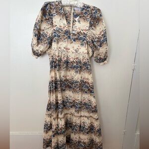 Hunter Bell Floral Print Maxi Dress